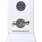 EMBLEM CREW SOCKS- BLACK