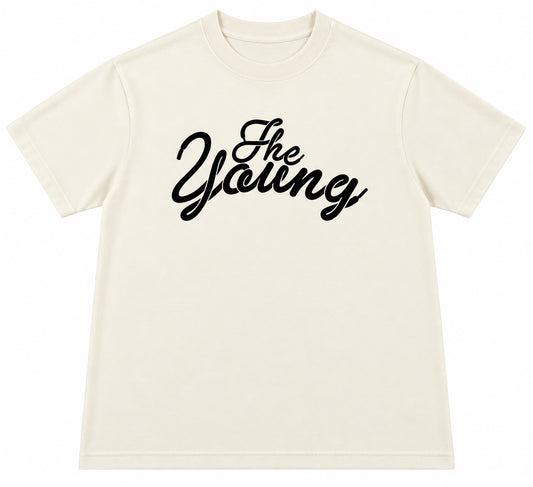THE YOUNGEST HEAVYWEIGHT TEE- WHITE