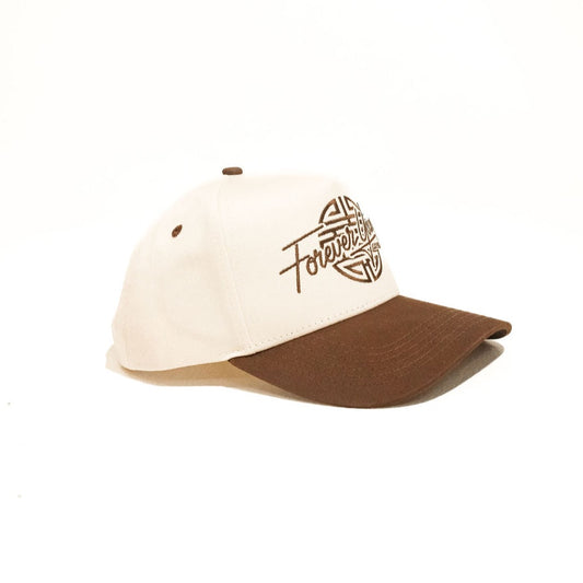 The Script Logo Hat - Brown/Cream