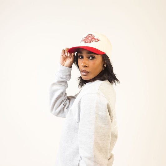 The Logo Hat - Red/Khaki