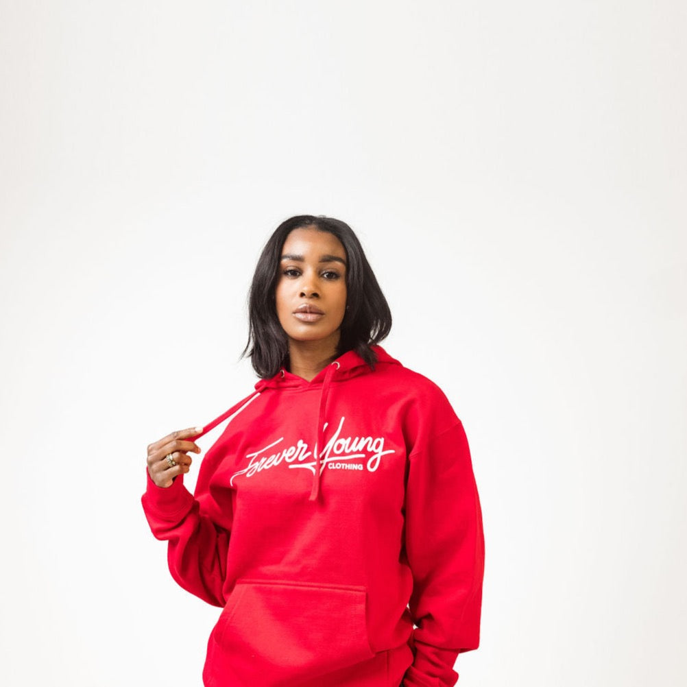 Red Embrace Hoodie