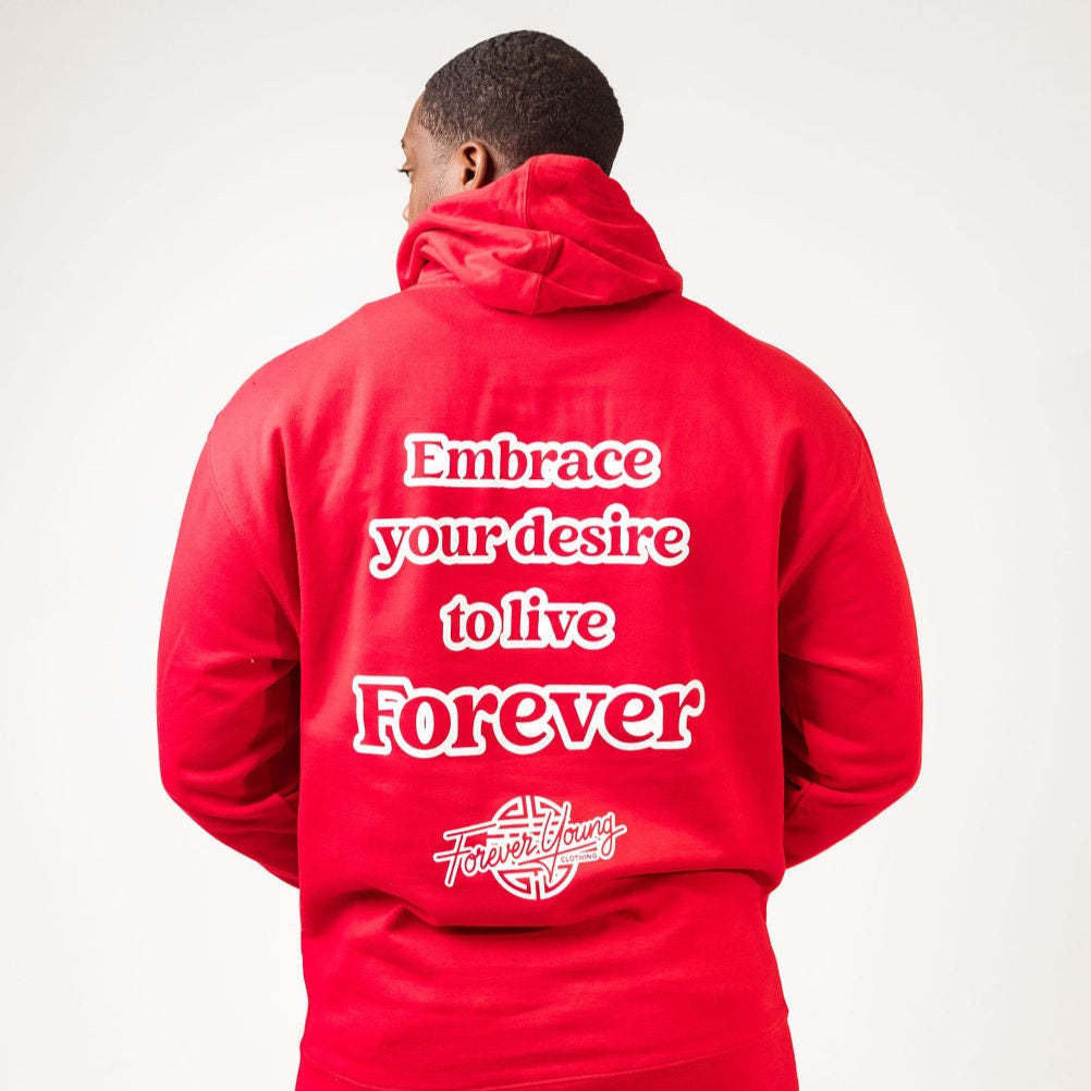 Red Embrace Hoodie