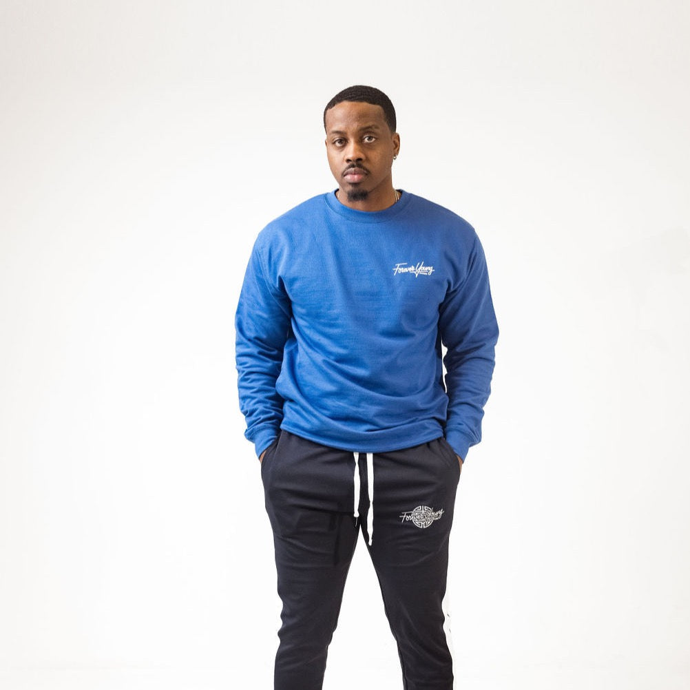 Royal Logo Lightweight Crewneck