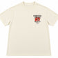 STAY GROUNDED HEAVYWEIGHT TEE- CREAM/RED