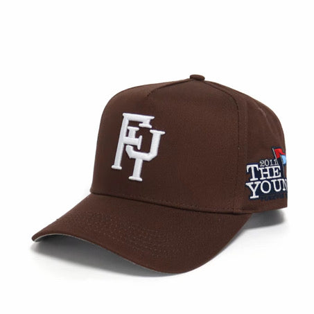 Forever Young Legacy Cap- Brown/White