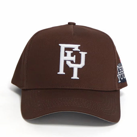 Forever Young Legacy Cap- Brown/White
