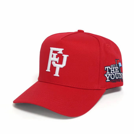 Forever Young Legacy Cap- Red/White