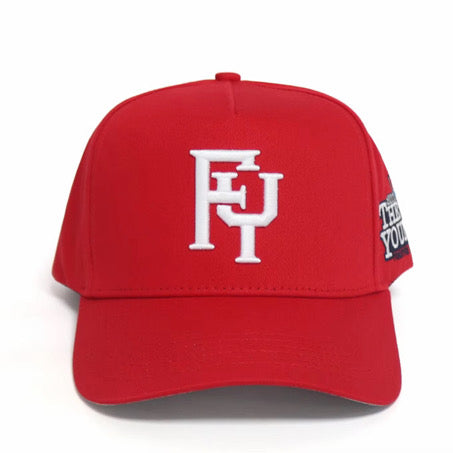 Forever Young Legacy Cap- Red/White