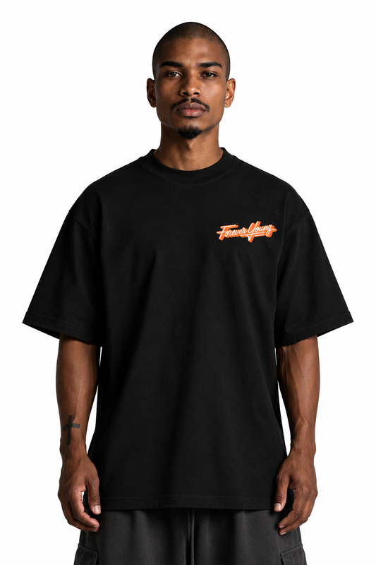 EMBRACE FOREVER HEAVYWEIGHT TEE- BLACK