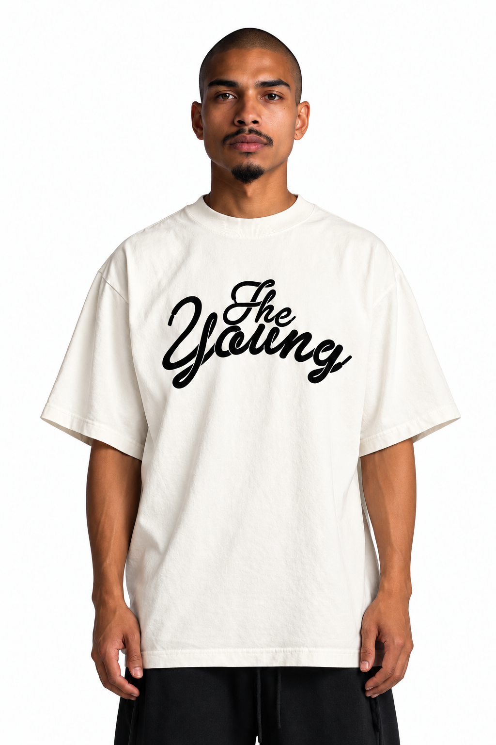 THE YOUNGEST HEAVYWEIGHT TEE- WHITE