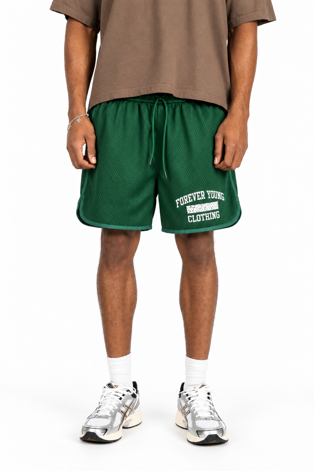 HERITAGE MESH SHORTS- GREEN