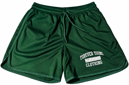 HERITAGE MESH SHORTS- GREEN